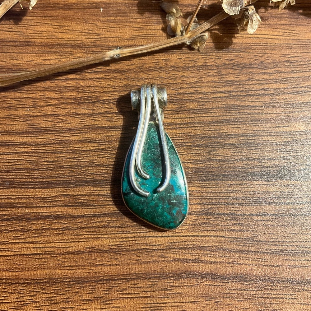Eilat Stone Sterling Silver Pendant